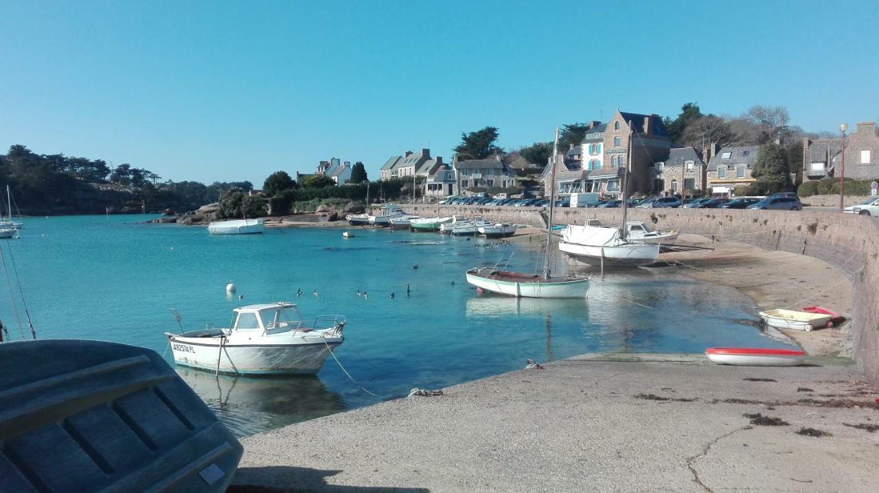 Vue Mer Cote De Granit Rose En Bretagne Apartment Trebeurden Exterior photo